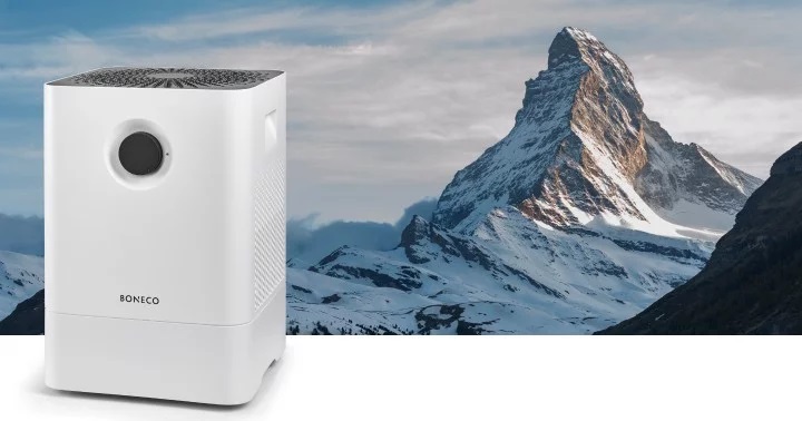 BONECO W200: черно-белая классика с инновационной системой увлажнения и очищения воздуха