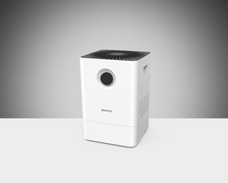 Обзор мойки воздуха BONECO W200: черно-белая классика с инновационной системой увлажнения и очищения воздуха